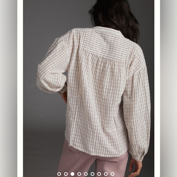 Anthropologie Pilcro Brianna Ruffled Blouse - Picture 5 of 12